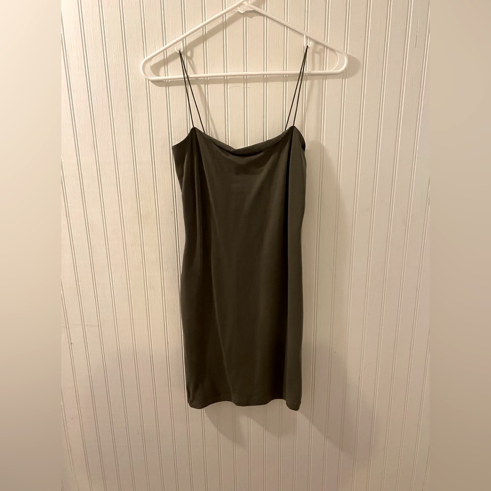 Garage Bodycon Dress Olive Green